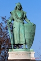Hősök tere Károly Róbert szobra